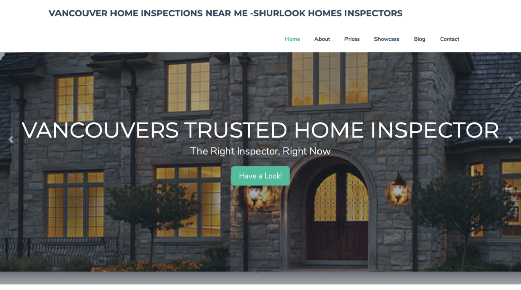 home inspection website